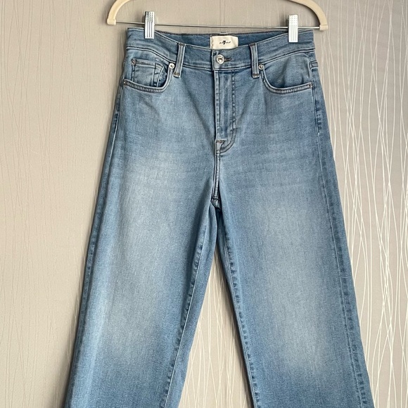 7 For All Mankind Cropped Alexa Jeans 7FAM Size 27 - Picture 5 of 15
